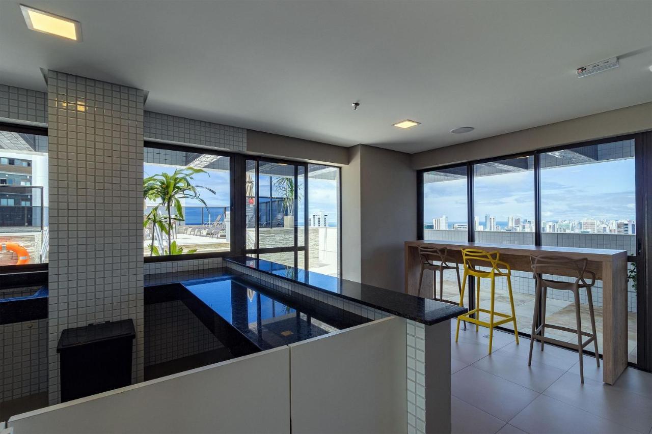 Apartamento Moderno No Beach Class Por Carpediem Recife Exteriör bild